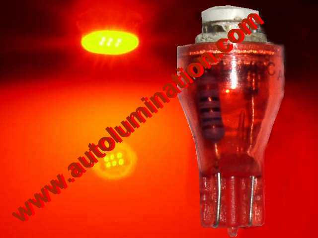 thumbnail image 2 of Alla Lighting LED 921 906 Strobe 3rd Brake Light Bulbs – Vivid Red, 2-Pack 2 of 2