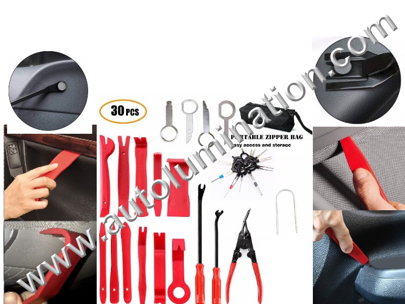 Nylon Trim Clip Push Type Rivet Removal Tools