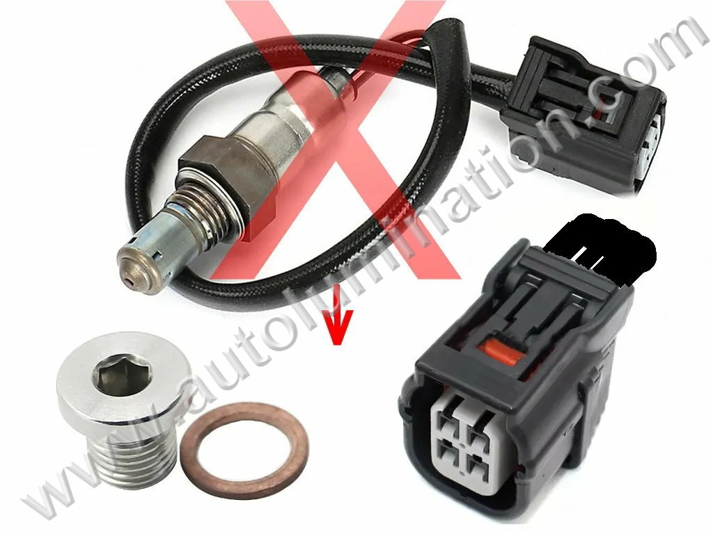 HATV Honda ATV Rubicon, Rancher, Foreman, Pioneer 500 O2 Oxygen Sensor Delete Eliminator Block Off Kit