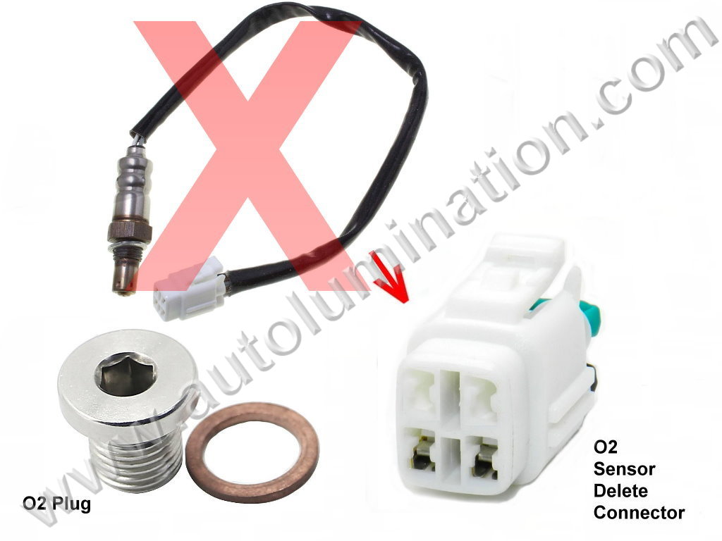 SF2PB Suzuki Motorcycle O2 Oxygen Sensor Delete Eliminator Block Off Kit