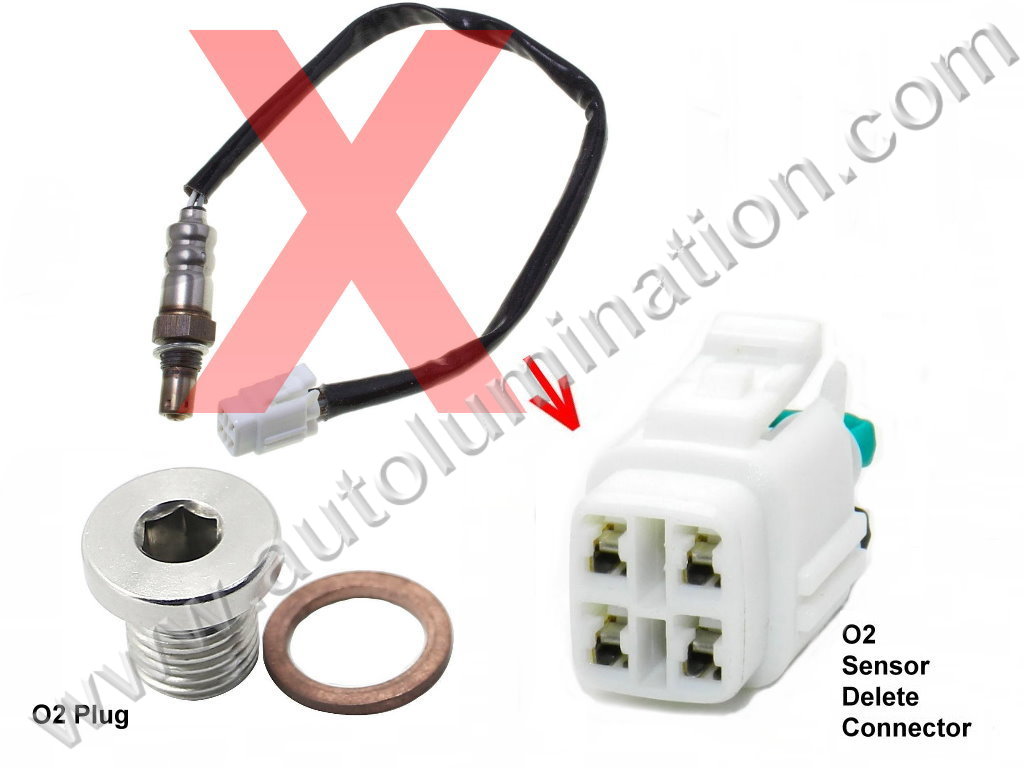 SF4PGB Suzuki Motorcycle O2 Oxygen Sensor Delete Eliminator Block Off Kit