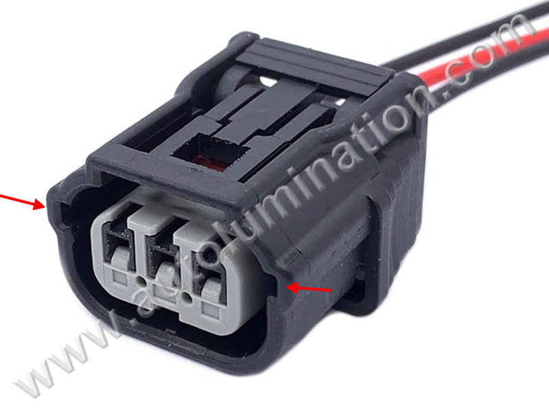 Pigtail Connector with Wires,,,,Sumitomo,TS Series,L23B3,CE3098F,6189-7307,,Radiator Fan, Cooling Control,Engine Loom to Body Loom,Map Sensor,,Toyota, Lexus