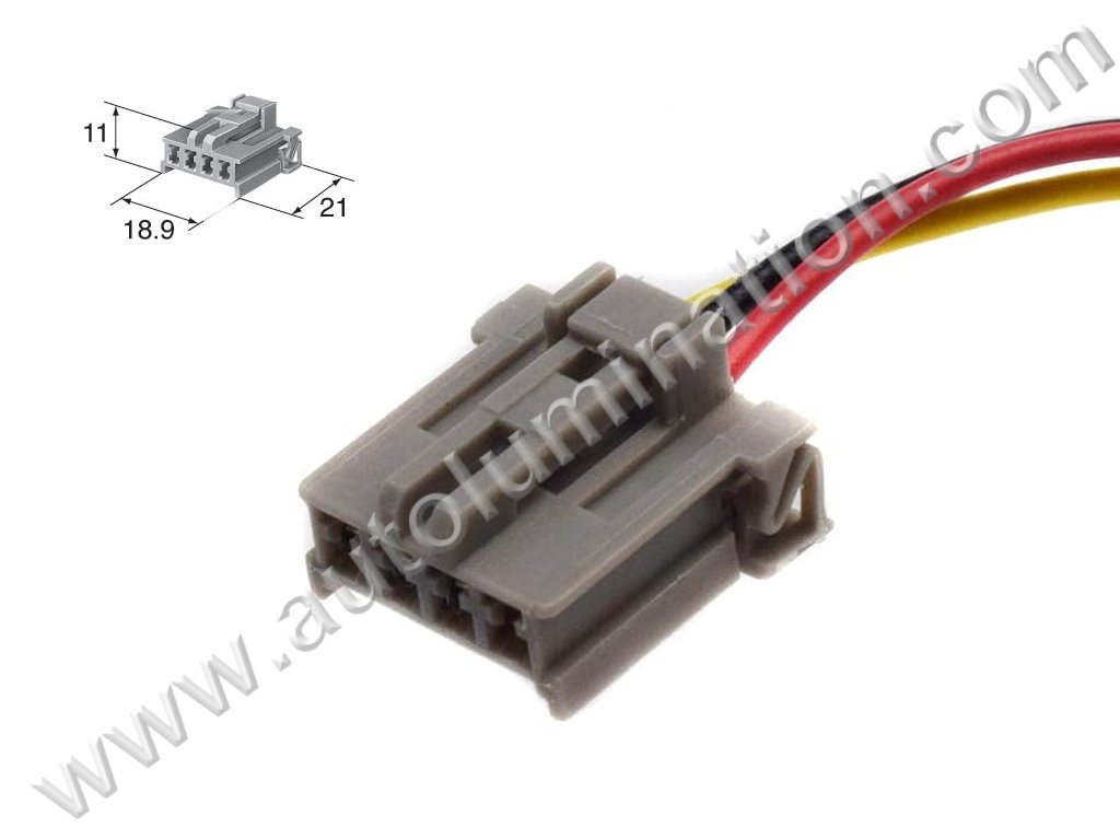 Pigtail Connector with Wires,F4-116,,,Sumitomo,,L14D4,CE4222,,,F4-116,4 Pin Connector,Mazda, Brake Light Lamp,Tail Light Lamp,,,Brake Light Lamp,Tail Light Lamp,,,Brake Light Lamp,Tail Light Lamp,Mazda,