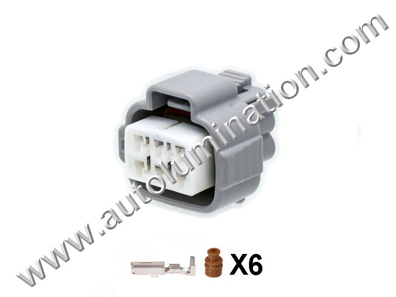 Connector Kit,,,,Sumitomo,,Y41C6,,F6-017,6 Pin Connector,,,,,Toyota, Lexus,,,,,,Toyota, Lexus