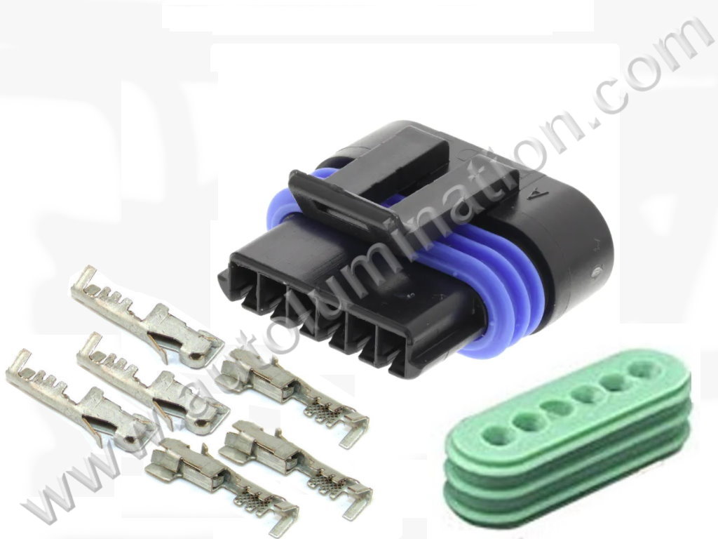 Connector Kit,,PT787,WPT-733,,,G31C6,,F6-019,6 Pin Connector,Ignition Control Module,Throttle Position Sensor,,,Ford, GM, GMC,,Ignition Control Module,Throttle Position Sensor,,,Ford, GM, GMC