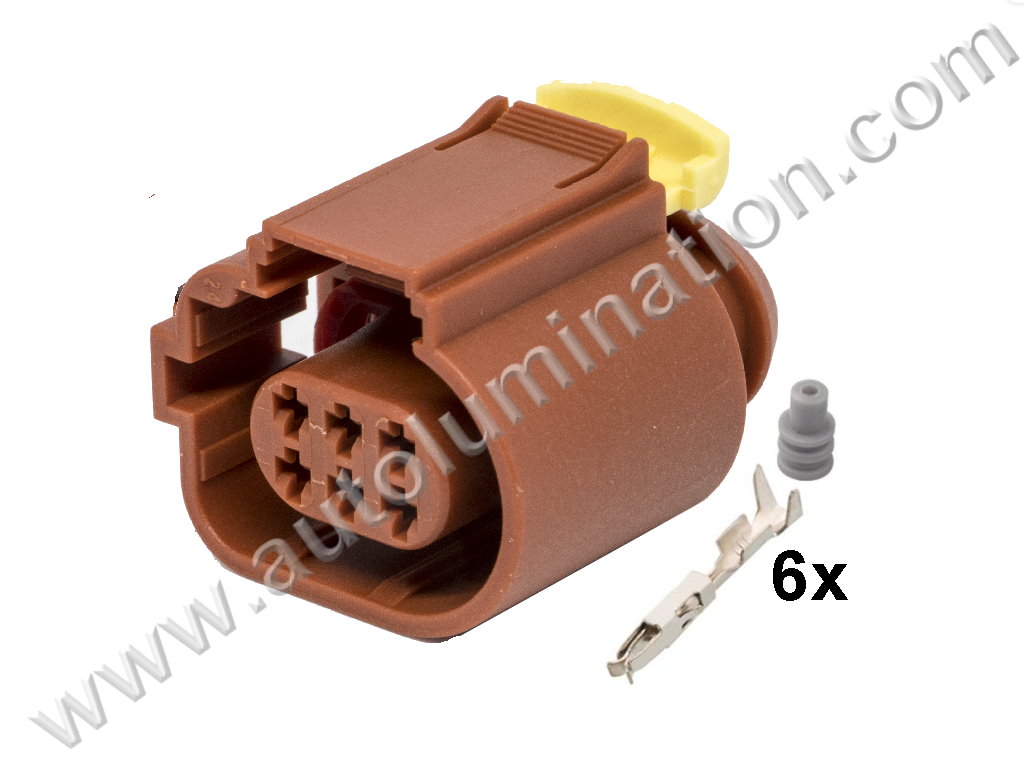 Connector Kit,7065D-1.5-21,,,Tyco, Amp,,,,F6-026,6 Pin Connector,Throttle Position Sensor,Power Steering Pump,EGR Valve,O2 Oxygen,Hyundai, Kia,CKK7065D-1.5-21,Throttle Position Sensor,Power Steering Pump,EGR Valve,O2 Oxygen,Hyundai, Kia