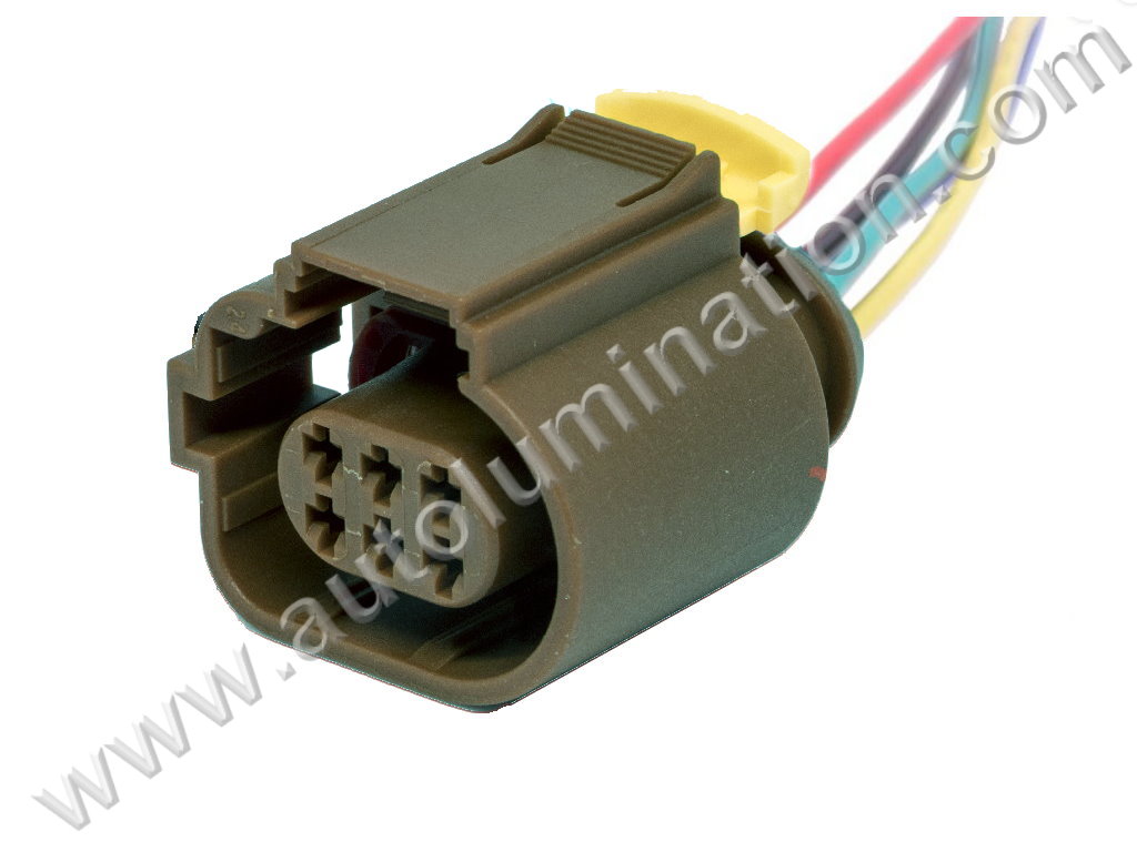 Pigtail Connector with Wires,7065E-1.5-21,,,Tyco, Amp,,,,F6-028,6 Pin Connector,Throttle Position Sensor,Power Steering Pump,EGR Valve,O2 Oxygen,Hyundai, Kia,CKK7065E-1.5-21,Throttle Position Sensor,Power Steering Pump,EGR Valve,O2 Oxygen,Hyundai, Kia