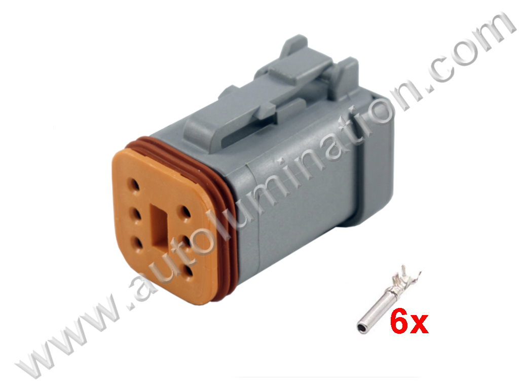 Connector Kit,3061-1.5-21,,,Deutsch,DT,,CE6348GYF,F6-033,6 Pin Connector,,,,,,CKK3061-1.5-21,,,,,