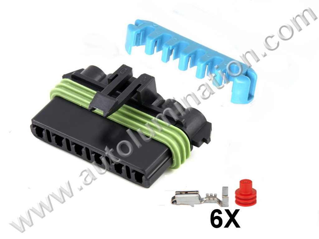 Connector Kit,,,,Aptiv, Delphi,Metripack 280,R42D6,,F6-036,6 Pin Connector,,,,,GM, AC Delco,,,,,,GM, AC Delco