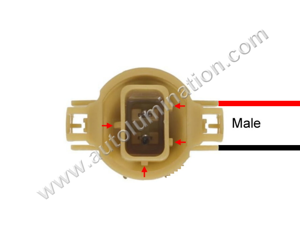 Pigtail Connector 2 Pin,,,,Aptiv, Delphi,GT150,R22D2 Male,CE2644M,15492200, PG20-3, 9009, 5202, H16, PS24W,Fog Light,DRL,PG20-3, 9009, 5202, H16, PS24W,,Fog Light,GM, Jeep, Chrysler