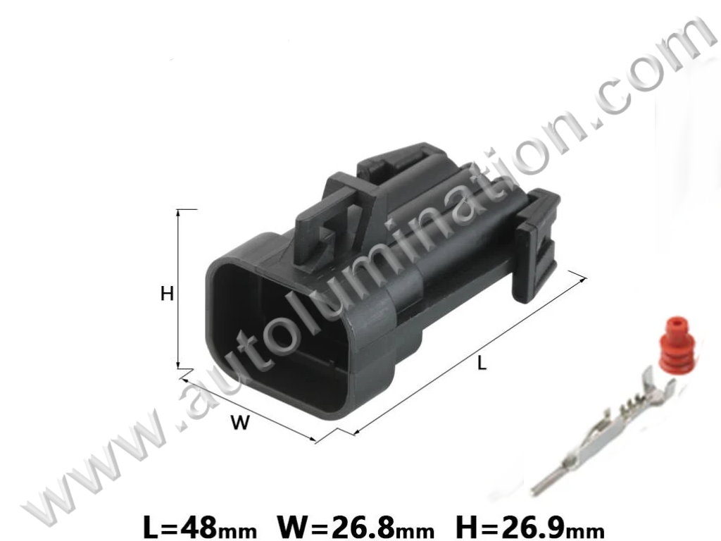 Connector Kit,,PT246,,,,H72C6 Male,,M6-010,6 Pin Connector,Oxygen Sensor,Headlight harness,,,GM, GMC,,Oxygen Sensor,Headlight harness,,,GM, GMC