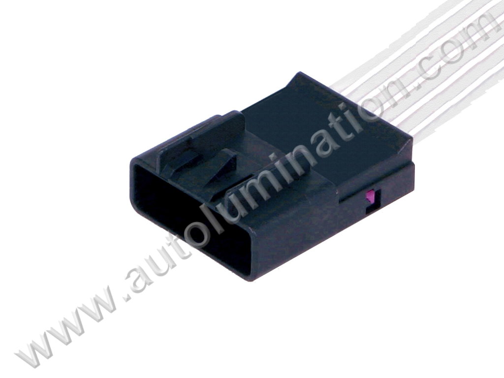 Pigtail Connector with Wires,,PT1736,,Delphi,GT150,H82B6 Male,,M6-011,6 Pin Connector,Power Seat,Lift Gate,,,GM, GMC,,Power Seat,Lift Gate,,,GM, GMC