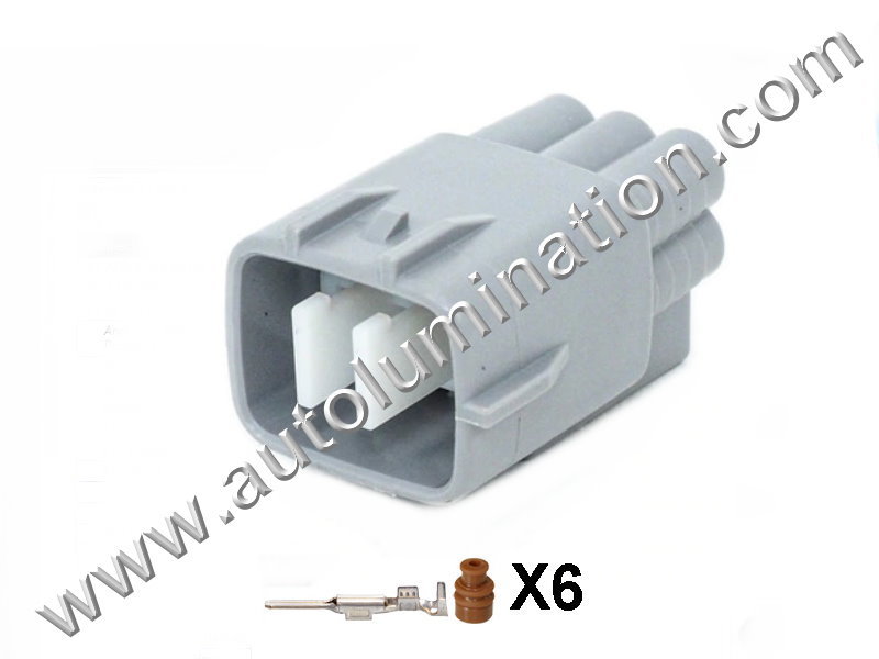 Connector Kit,,,,Sumitomo,,Y41B6,,M6-017,6 Pin Connector,,,,,Toyota, Lexus,,,,,,Toyota, Lexus