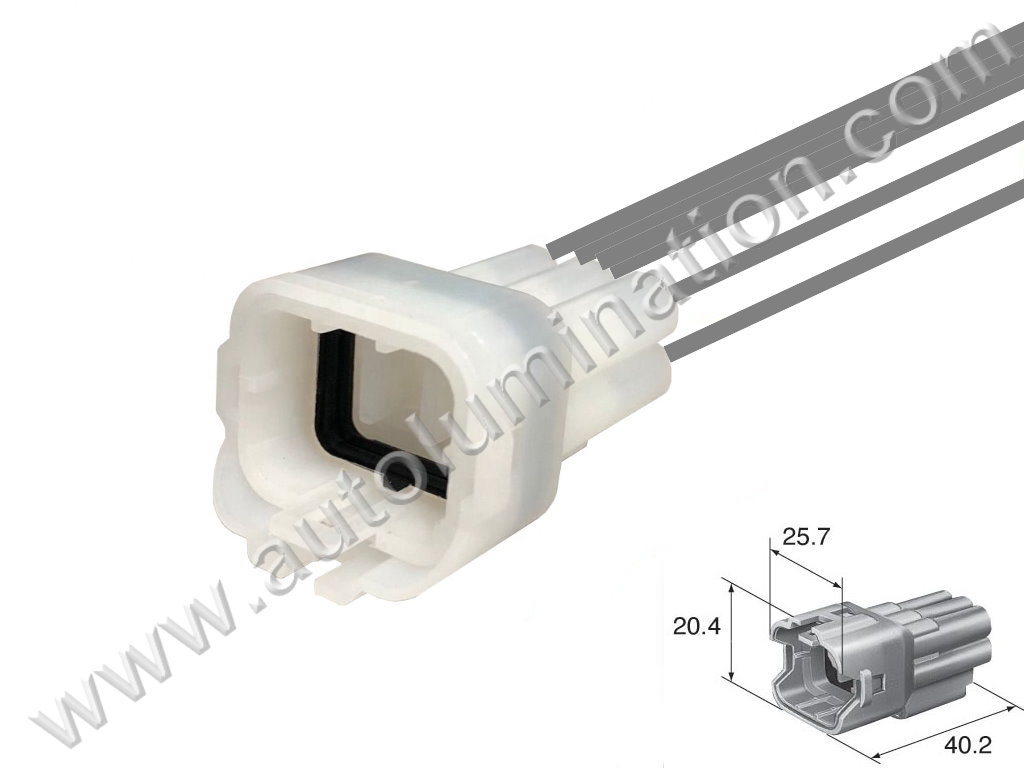 Pigtail Connector with Wires,7065A-2.2-11,,,Sumitomo,,,,M6-030,6 Pin Connector,,,,,Toyota, Lexus,CKK7065A-2.2-11,,,,,Toyota, Lexus