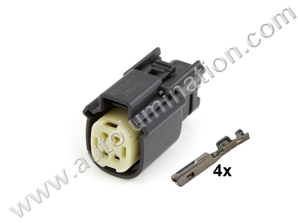 Female Connector Kit Plug Socket 4Pin F4-089 Molex MX150 B63A4 CE4066F ...